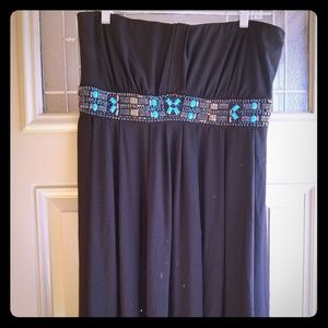 White House Black Market strapless dress